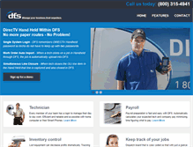 Tablet Screenshot of dfs-service.com